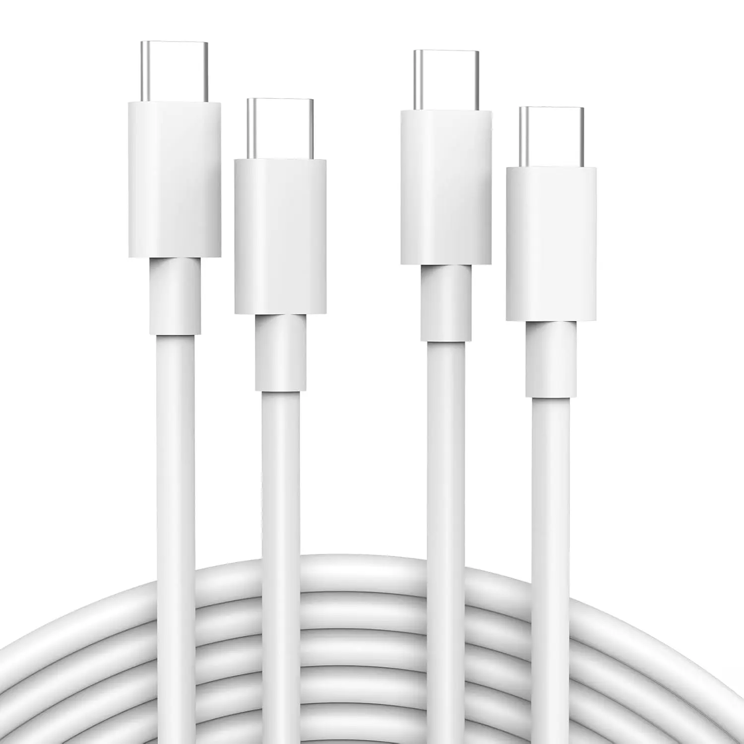 2 Pack 10ft USB C to USB C  for iPad Pro 13/12.9/11 inch, Air 5/4, Mini 6, MacBook Air/Pro Charger,  17/16/15 Pro Max, Pixel 7/6 Pro, USBC Type C   Cord
