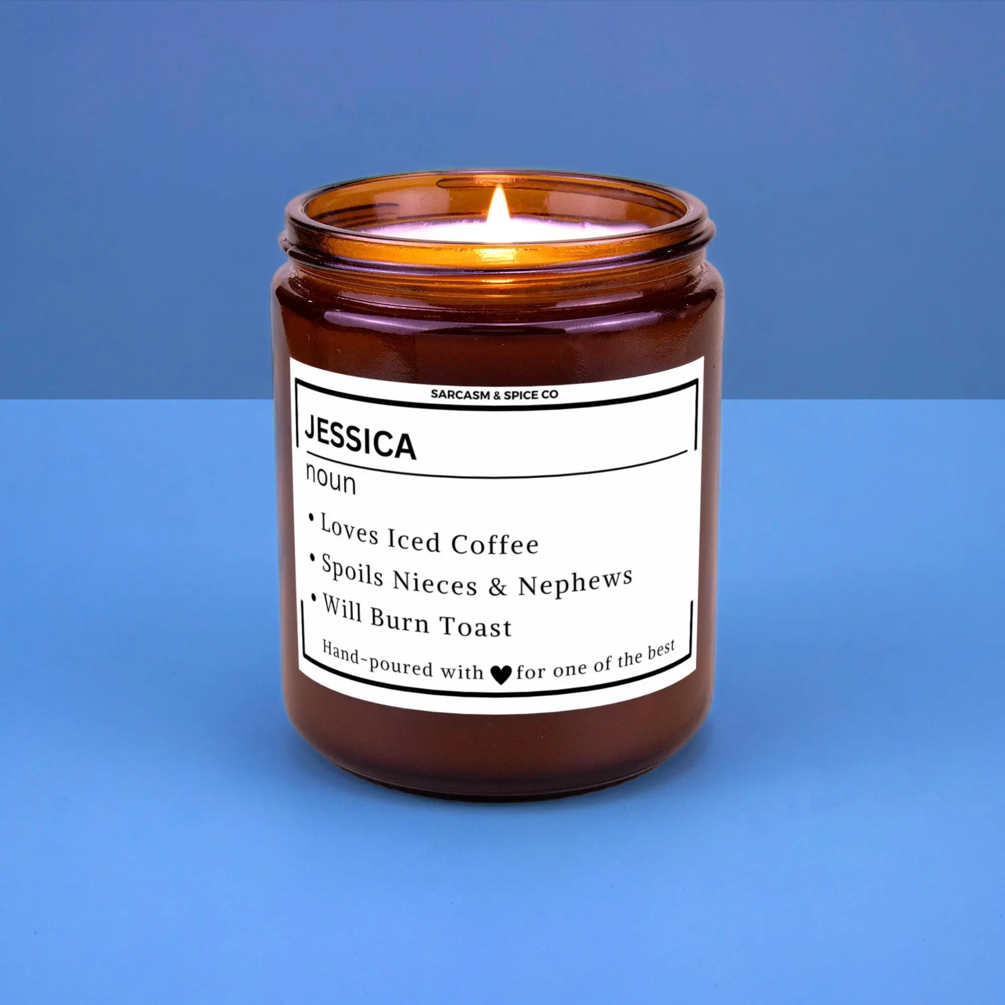 Name Definition Candle Name Custom Friend Definition Gift Name Meaning Gift Funny Birthday Gift Best Friend Personalized Candle
