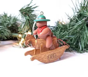 Vintage Rocking Horse Christmas Ornament