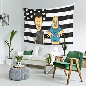 Group Flag Tapestry Wall Hanging - Pink and White Star Banner Poster in Korean Pop Music Style, Horizontal Korean Pop Culture Decoration with Female Idol Dormitory, Bedroom Portrait Party - Gift for Korean Drama Fans