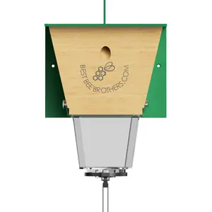 Best Bee Brothers, Ultimate Pro Carpenter Bee Trap 2-traps-in-1, Carpenter Bees