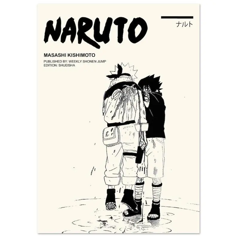 Anime/Manga Poster - duel of genin wall art poster Decor Print (No Framed)