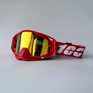 100 Motocross Goggles HD Lens Motorcycle Anti-fog Eyeglasses Sports Windproof Protect Riding  Men Women Moto MX MTB Sunglasses