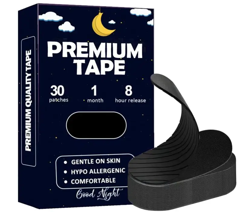 30 Pack Upgraded Ultra Breathable Mouth Tape - Mouth Tape for sleeping-Super Breathable - Gentle - Comfort -Enhanced Adhesion Sports Accessories- Hypoallergenic sport accessory skincare strip