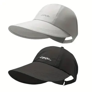 Lightweight UPF Sun Protection Baseball Cap for Women - Adjustable Wide Brim Outdoor Sports Hat with Ponytail Hole for Hiking, Beach, and Daily Wear