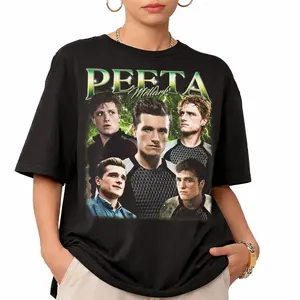 Vintage Peeta Mellark T-Shirt, Gift for Hunger Games Fan