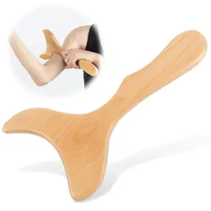 Wooden Gua Sha Wood Massage Tools,Wooden Massager, Body Tool Paddle,Body Massage Tool for Back