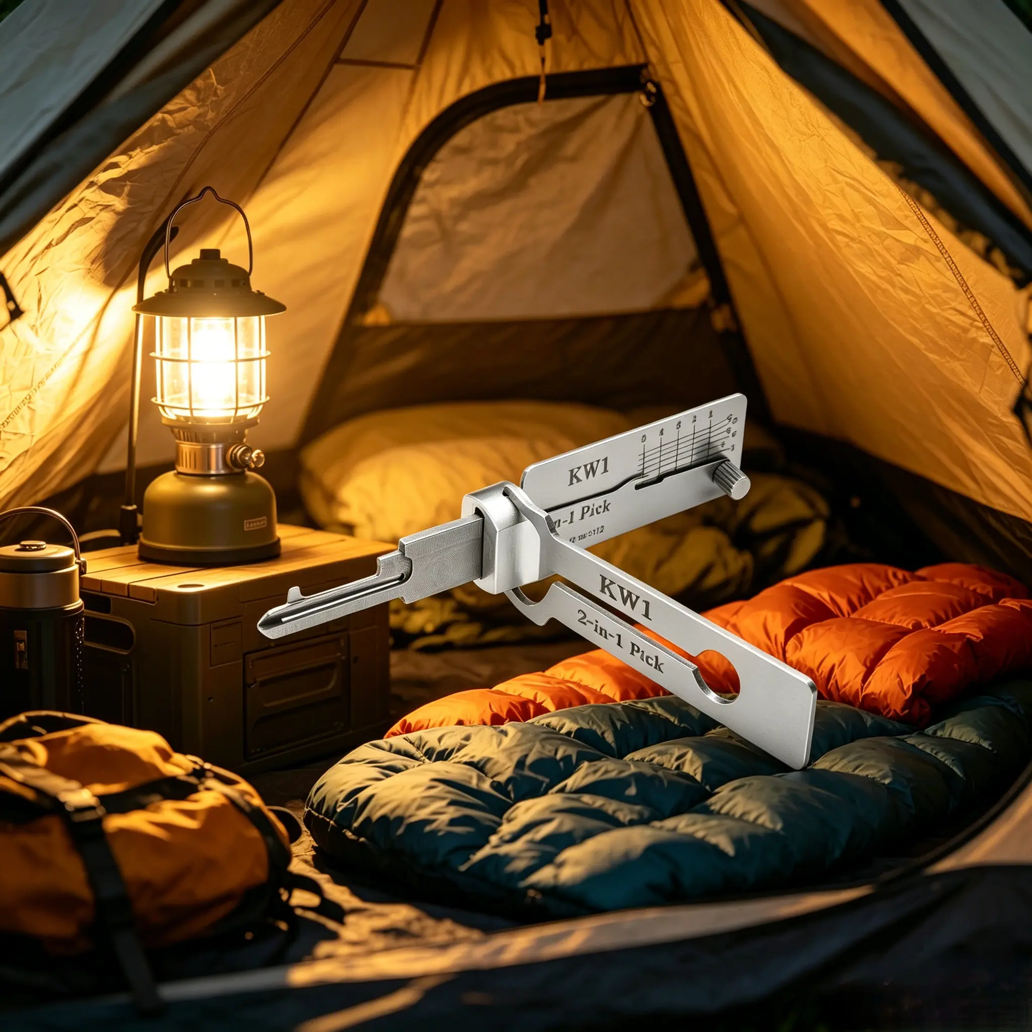 Multifunctional All-in-One Hand Tool for Outdoor Camping & Equipment Repair