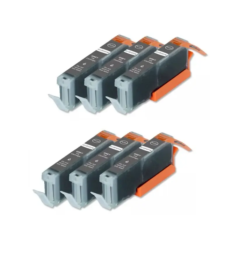 E-Z Ink  Compatible Ink Cartridge Replacement  (Gray, 6 Pack)