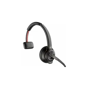 Poly Savi 8200 Office 8210 Headset - Mono - Wireless - Bluetooth/DECT 6.0 - 449.5 ft - 32 Ohm - 20 Hz - 20 kHz - Over-the-head - Monaural - Ear-cup - Noise Cancelling Microphone