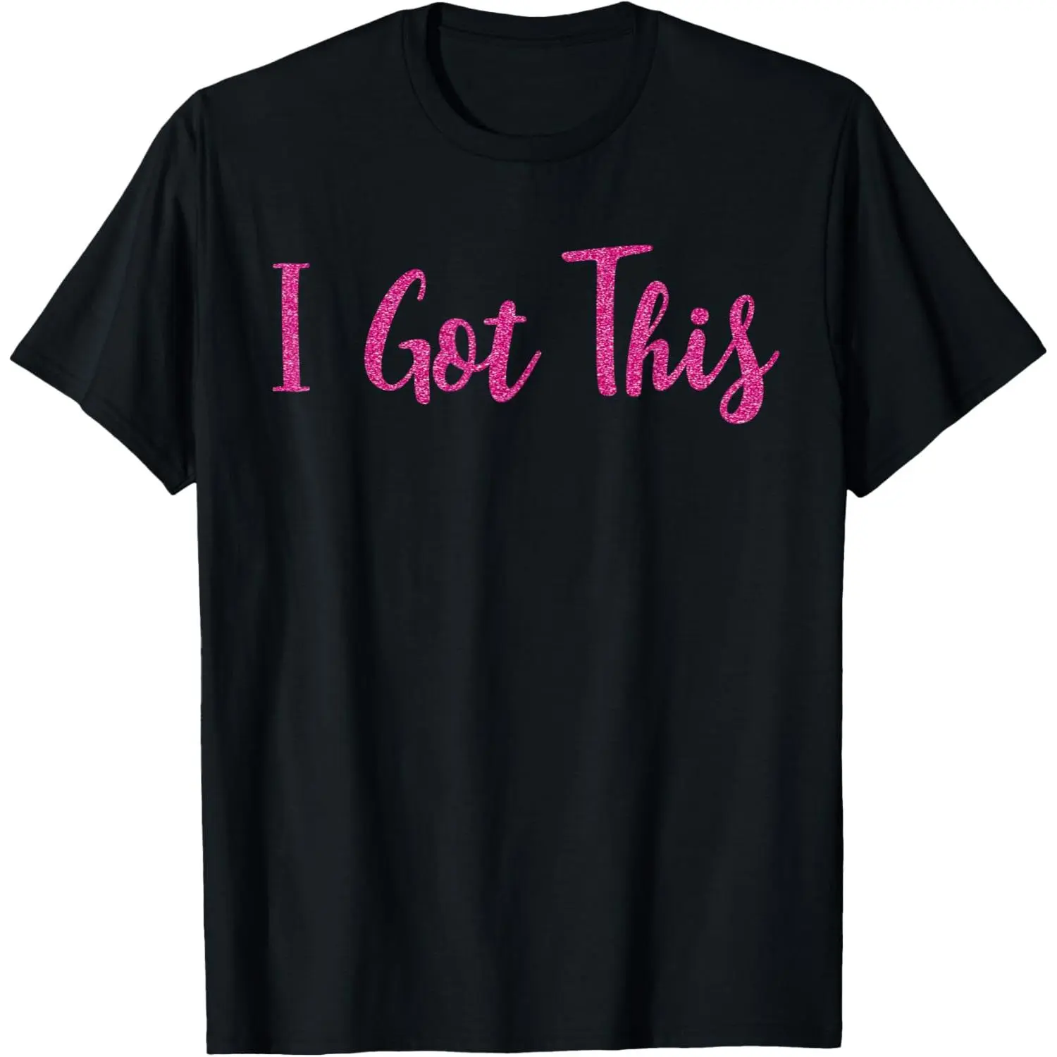 Women's 100% Cotton "I Got This" Graphic Print T-Shirt - Everyday Vintage All-Seasons Motivational Streetwear Tee with Short Sleeves, Round Neck, Playful Vibe Top