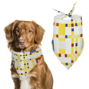 Mondrian Broadway Boogie Woogie Pet Scarf