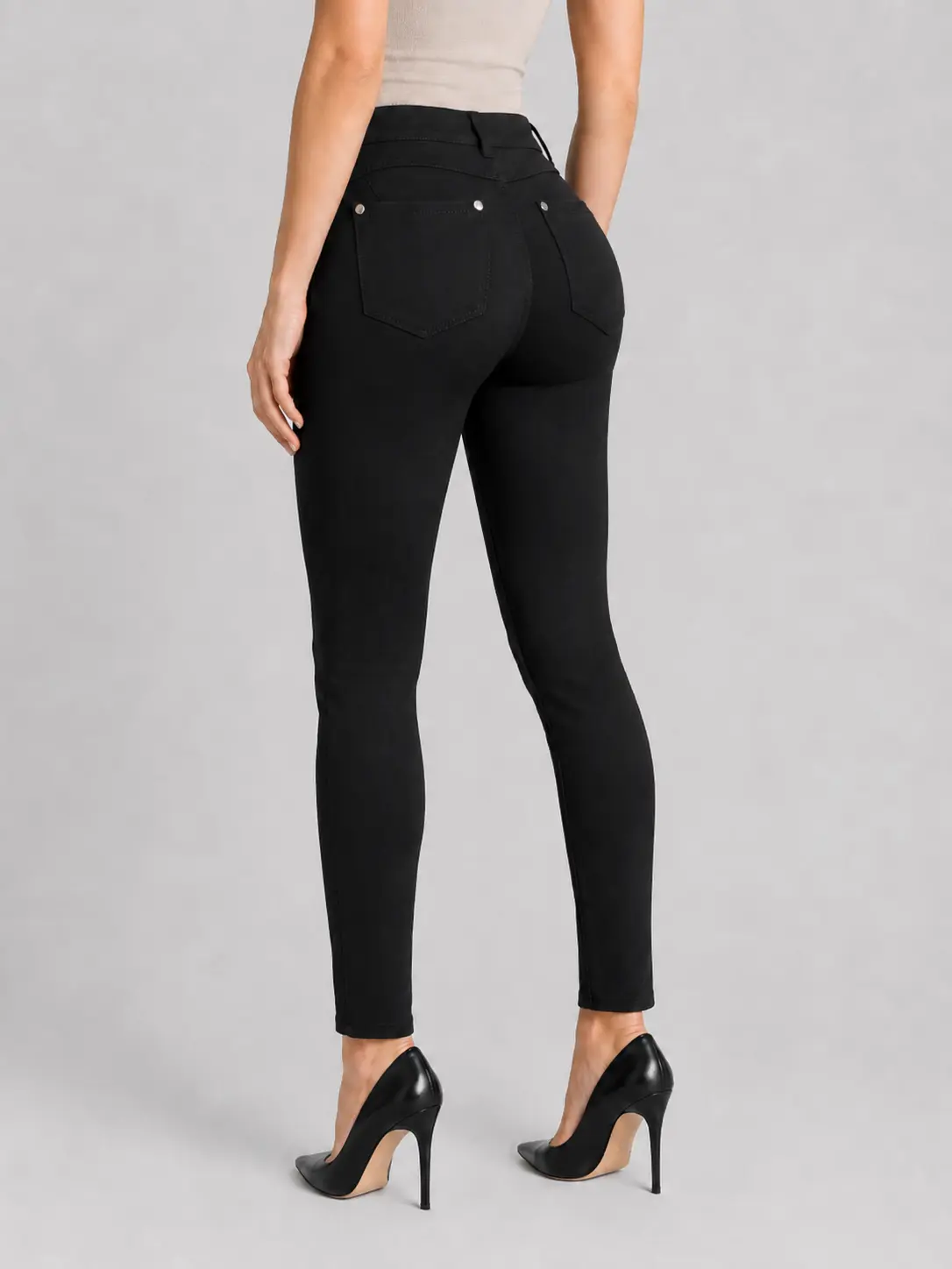 GILIPUR Women's Sculpting Slim Fit Jeans, High-Rise Skinny Cut with Tummy Control and Butt-Lifting, Stretch Denim for Christmas, Valentines Day, Trouser, Bottom, Minimalist, Butt Lift, Tummy Control Jeans, High Waisted, Fashion Jean Bottoms, Halloween