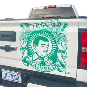 Jesus Malverde Decal Sticker Decal Sticker for Car, Glass Doors, and Walls - Different Sizes Available - Multiple Colors Available - Easy Installation