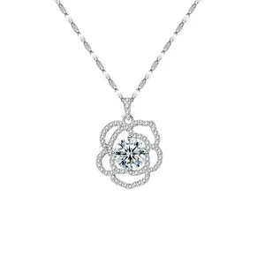 Miss Glorael Flower Necklace for Women & Flower Necklaces for Women Delicate Nature‑Inspired Elegant Jewelry