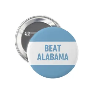 SHB Beat Alabama Button Pin for Carolina Fans