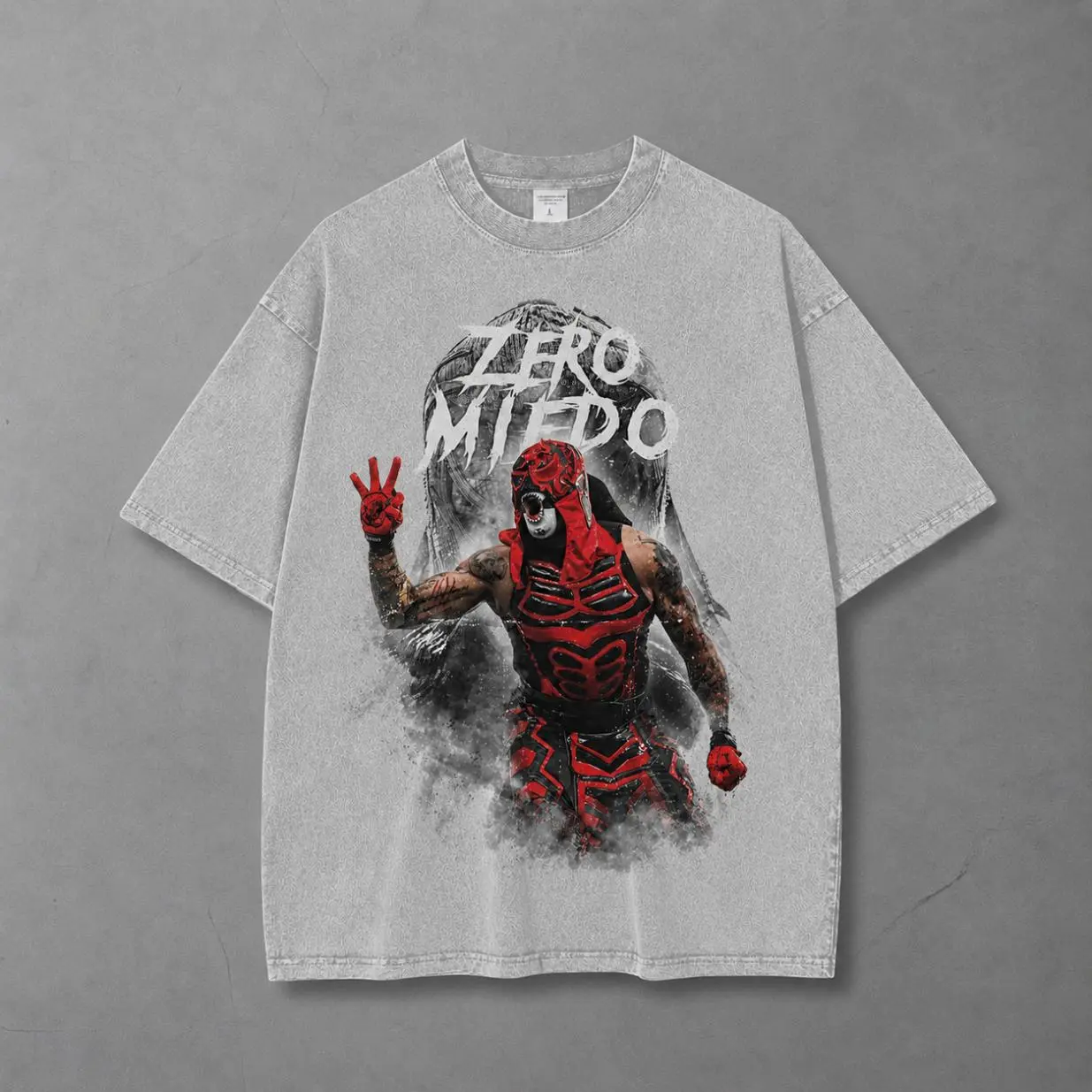 Cero Miedo Penta Wrestling T-Shirt, Zero Miedo Retro 90s Bootleg Graphic Unisex Wash Tee, Lucha Libre Style Hoodie, Streetwear Fan Apparel Sweater, Gift For Him And Her