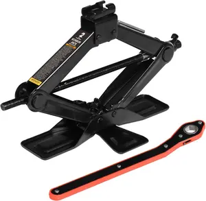 Hand Crank Jack – 3 Ton (6600 lbs) Capacity, Manual Scissor Jack for Car SUV Truck, Portable Emergency Lift Tool, Quick Car Jack for Tire Change, Roadside Emergency Kit, Heavy Duty, Safe & Reliable