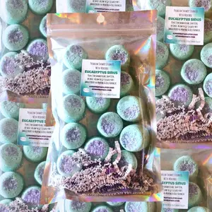 12 Pack Menthol Eucalyptus Shower Steamers, with essential oils  5 oz. Aromatherapy