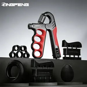5pcs Grip Strength Trainer Wrist Expander Adjustable Resistance Fitness Workout Hand Grip Gym Training Hand Gripper Hand Grip Exerciser for Muscle Building Recover