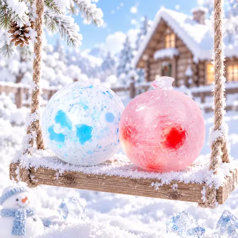 Pawtoto Crackle Ice Stick Ball Stress Relief Toys Squishy Stressball #Summervibes