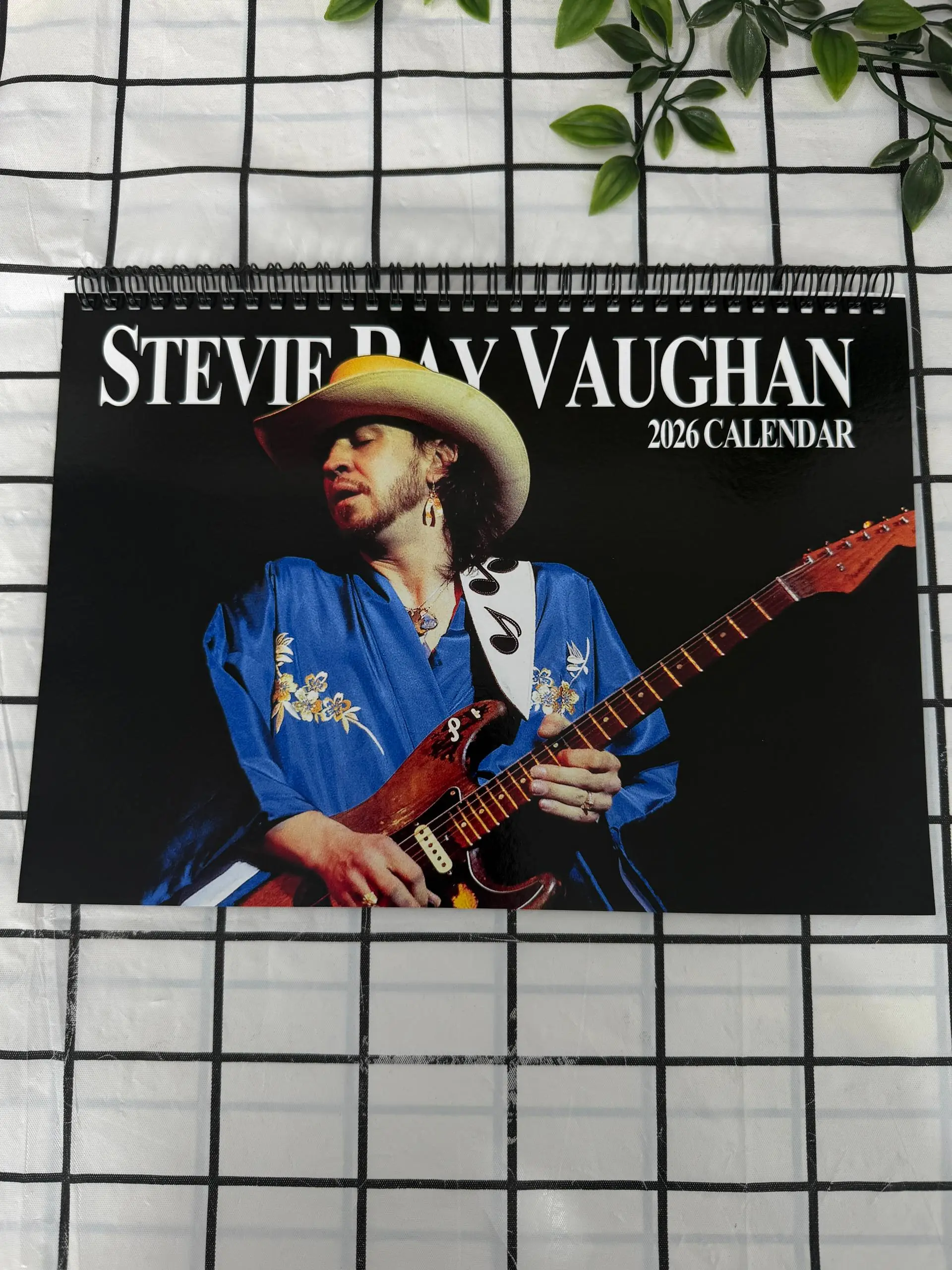 Stevie R Vaughan Calendar 2026, Merch For Fan, Home Decor, New Year Fan Gift, Custom Memorial Calendar