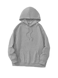 Women's Plain Drawstring Pocket Hoodie, 2024 New Style Casual Long Sleeve Hooded Sweatshirt for Spring & Fall, Fashion Women's Clothes for Daily Wear