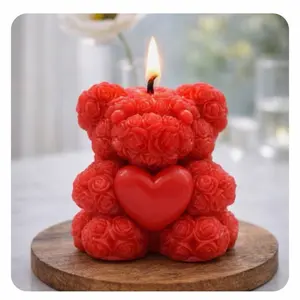 Teddy Bear Candle