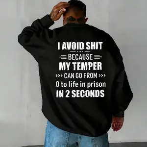 Vintage Letter Don'T Mess With Me Print Sweatshirt Hoodies Men Outfits Men 2007 Outfit Fits Country Stuff For Men Dad Gifts Plus Size Fall Clothing Emo Clothes Graphic Tee 67 Shirts 2000s Shirts Good Graphic Tees Alt Outfits Funny Graphic Tee