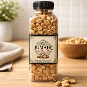 Jumade Kitchen Fresh Roasted Peanuts - Perfect for Snacking and Cooking - High-Quality Roasted Peanuts in a Convenient Jar