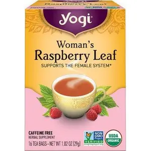 YOGI TEA Woman's Raspberry Leaf Tea 16 BAG