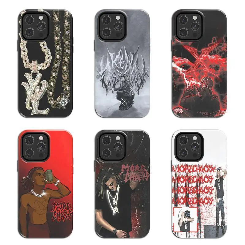 Hip Hop Ken Carson The Acronym Rapper Album Art Heavy Duty Tough Phone Case Shockproof Drop Protection Durable Hard Cover Trendy Gift for iPhone 11 12 13 14 15 16 17 Pro Max Plus