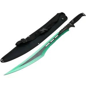 Ninja Sword 27-Inch Sharp 440 Stainless Steel Full Tang Blade with Sheath- Green
