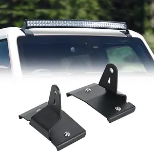 Nilight 42 inch Curved LED Light Bar Bracket Mounting Upper Windshield Roof Cab Brackets Compatible with Ford Bronco 2 Door and 4 Door 2021 2022 2023 2024