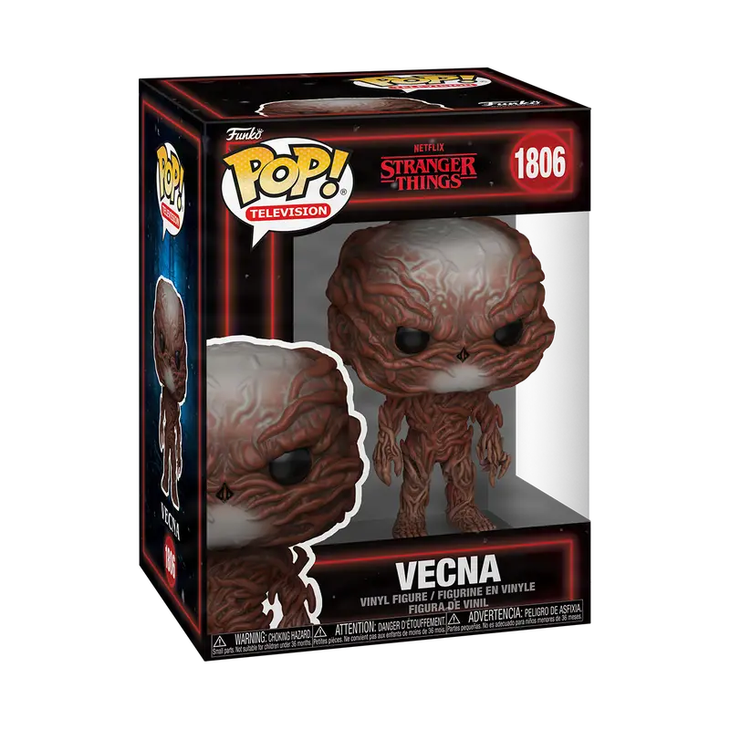 Funko TV Stranger Things Vecna #1806 New Vinyl Model Figure - Iconic Pose, Collectible Figurine for Stranger Things Fans