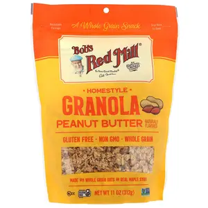 Bob's Red Mill Homestyle Granola, Peanut Butter, 11 oz (312 g)