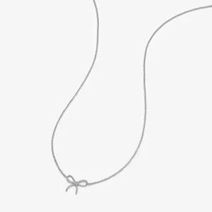 Ace baby bow necklace