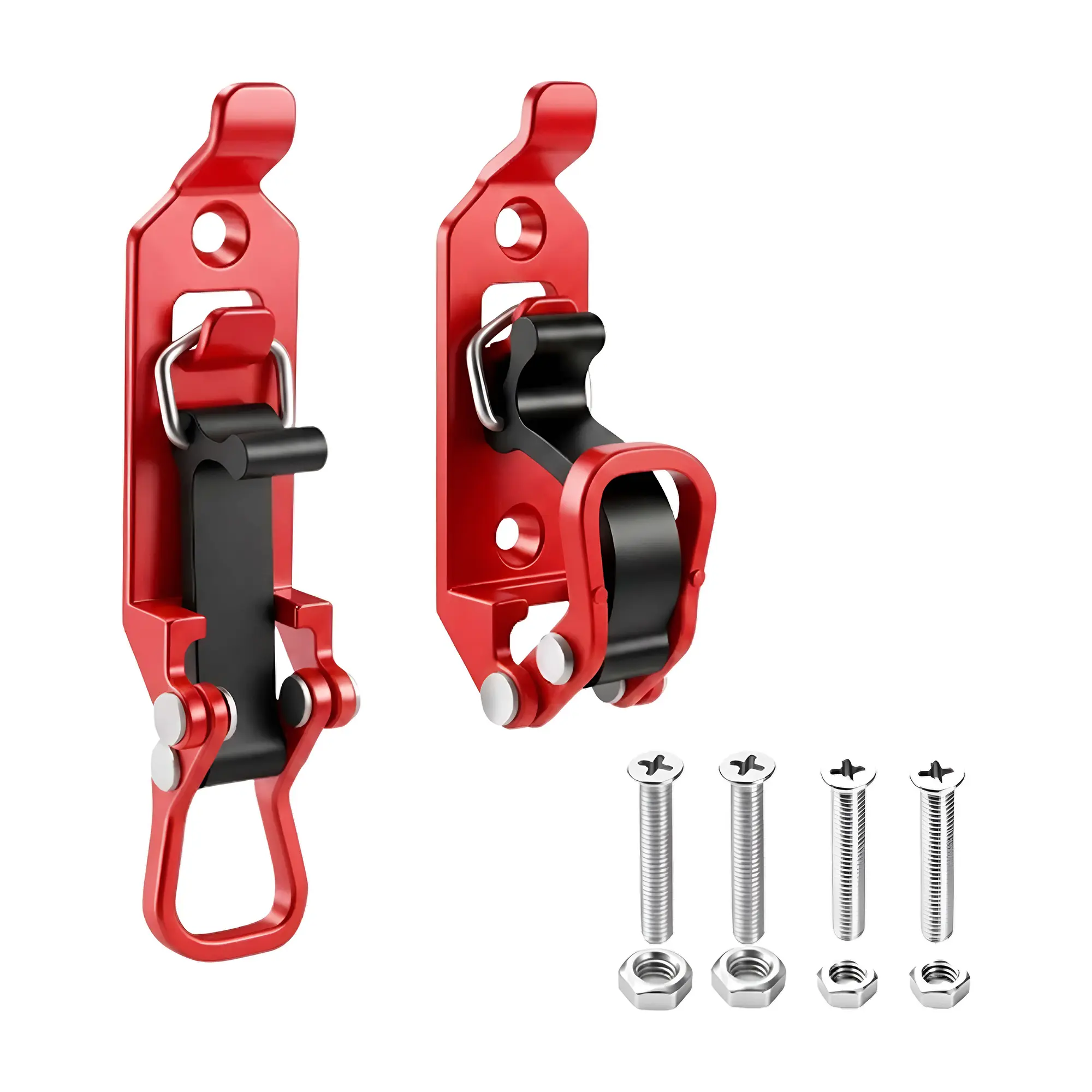 RDS SCM Heavy-Duty Metal-Rubber Vehicle Roof Rack Shovel Mount Brackets, Quick-Release Hardware Tool Holders for Axes, Off-Road Trucks, SUVs, Cars, Boats – Ensures Stay Put for Tough Jobs