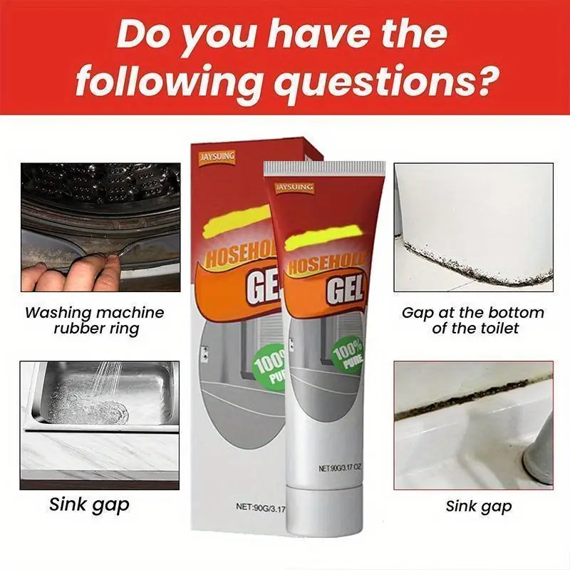 Multi-purpose Cleaner, Suitable for Sinks, Bathtubs, Toilets, Seals, and Kitchen/Bathroom Surfaces