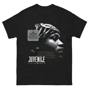 Juvenile – Reality Check Y2K Rap Graphic T-Shirt Must Have Streetwear
