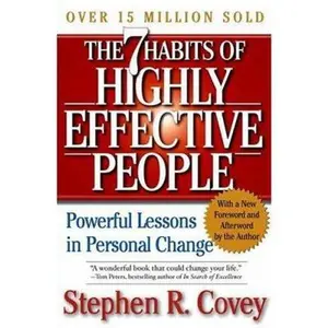 USED Book - The 7 Habits of Highly Effective People: Powerful Lessons in Personal Change by Stephen R. Covey (Paperback) - english