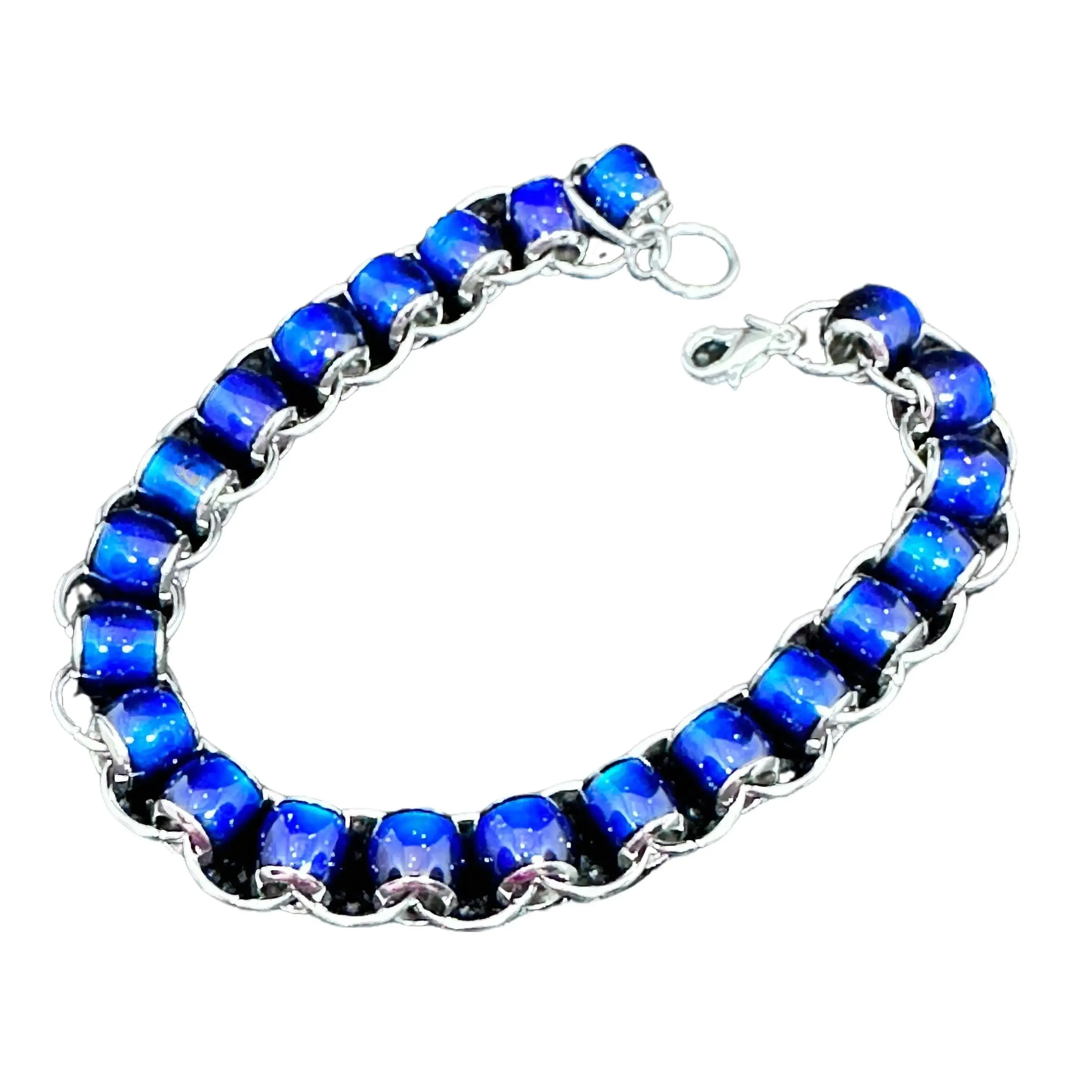 Stainless Steel Fidget Mood Bracelet for Stress Relief