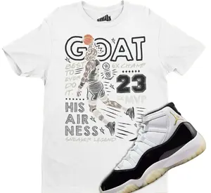 GOAT Unisex Shirt To Match Jordan 11 Gratitude - Retro 11s Tee - AJ11 Gratitude Outfit