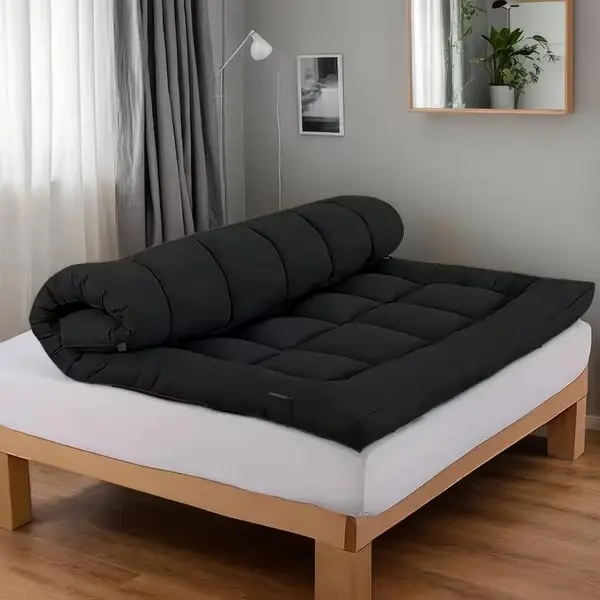 Mattress Pad, Extra Thick Pillow Top Mattress Topper, Firm Cooling Mattress Pad Cover with 8-21 Inch Elasticated Deep Pockets, Plush Fill Mattress Protector, Cooling Bedding, Elasticated Pockets, Snug Fit, Soft Plush, Pillow Topper