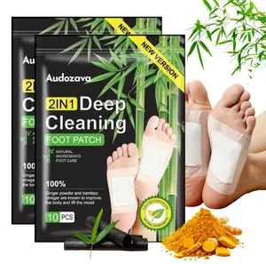 Bamboo & Ginger Foot Patches - Natural Foot Care Formula, Delivers Cooling Comfort, Suitable for Daily Foot Care.
