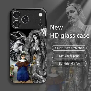 Suitable for  [iPhone 17 Pro]Jesus New stylish high quality glass protective case affordable anti-drop anti-fingerprint 995