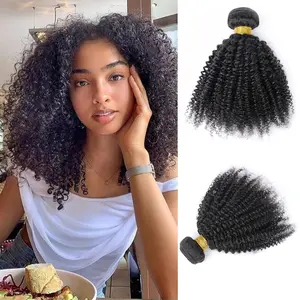 Formihair Afro Kinky Curly Unprocessed Virgin Human Hair Bundles for Black Women BackToSchool Special Offer Natural Texture Weaving Options