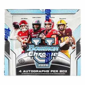 2025 Bowman University Chrome Football Hobby Jumbo Trading Cards
