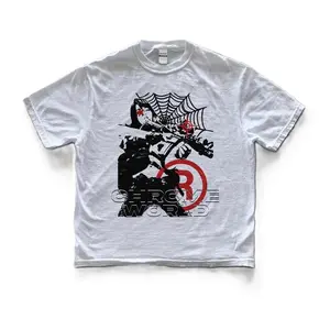 Cyber Y2K Chrone World Spider T-shirt size S-5XL