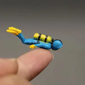 Miniature Oceans Scene Model Figurine Underwater World Sea Explore Divers Oceans Decoration Action Figures Toys